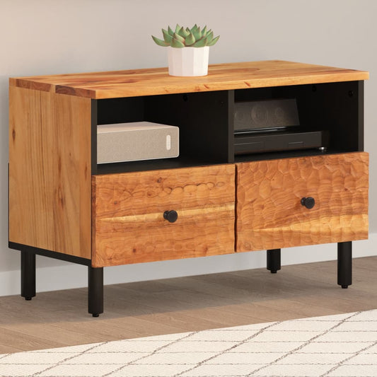 TV-Möbel Trä TV-Bänk 70x33x46 cm massivt akaciaträ