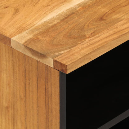 TV-Möbel Trä TV-Bänk 100x33x46 cm massivt akaciaträ