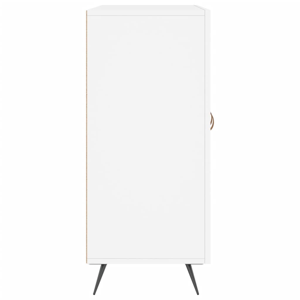 Skänk vit 90x34x80 cm konstruerat trä