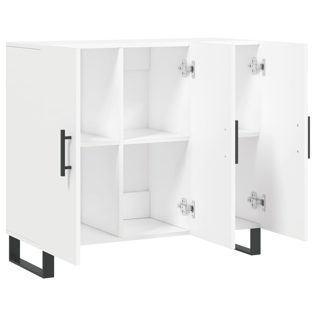 Skänk Vit 90x34x80 cm