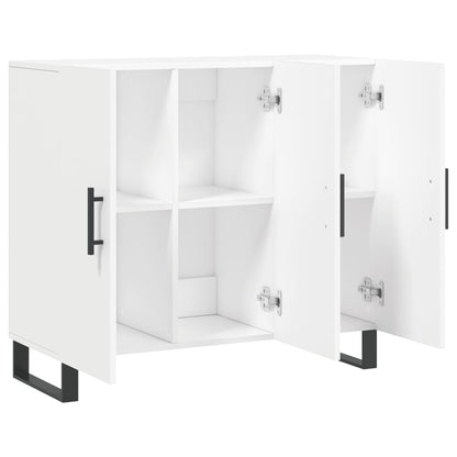 Skänk Vit 90x34x80 cm