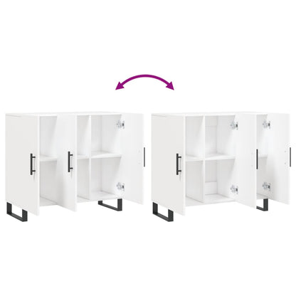 Skänk Vit 90x34x80 cm