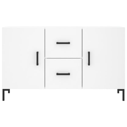 Skänk vit 100x36x60 cm konstruerat trä