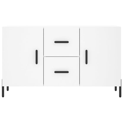 Skänk vit 100x36x60 cm konstruerat trä