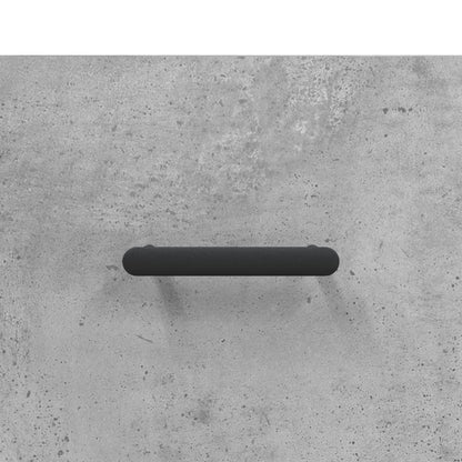 Skåp Betonggrå 69,5x31x115 cm