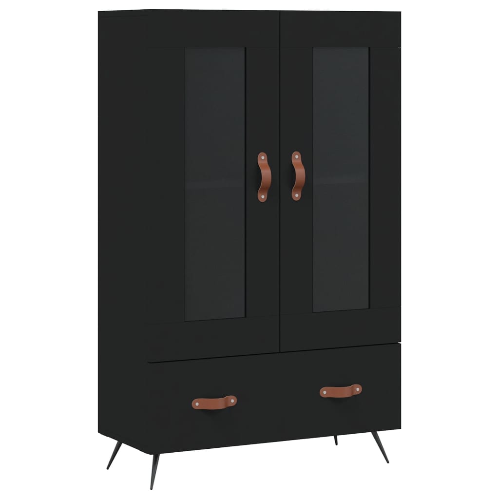 Skåp Svart 69,5x31x115 cm