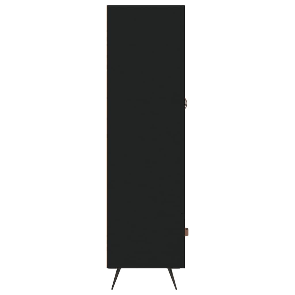 Skåp Svart 69,5x31x115 cm