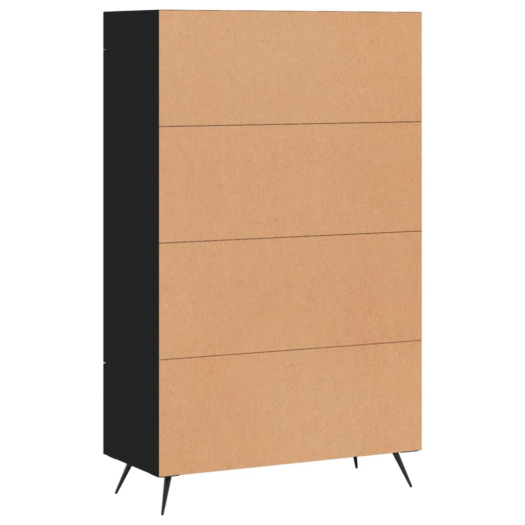 Skåp Svart 69,5x31x115 cm