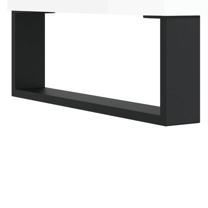 Skåp Högglans Vit 69,5x31x115 cm