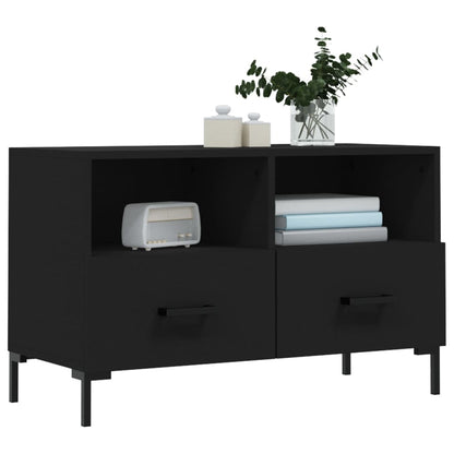 TV-Möbel Svart TV-Bänk 80x36x50 cm