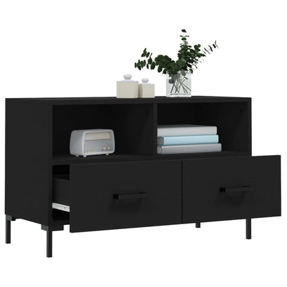 TV-Möbel Svart TV-Bänk 80x36x50 cm
