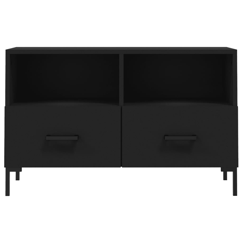 TV-Möbel Svart TV-Bänk 80x36x50 cm