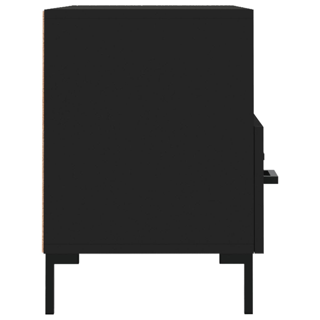 TV-Möbel Svart TV-Bänk 80x36x50 cm