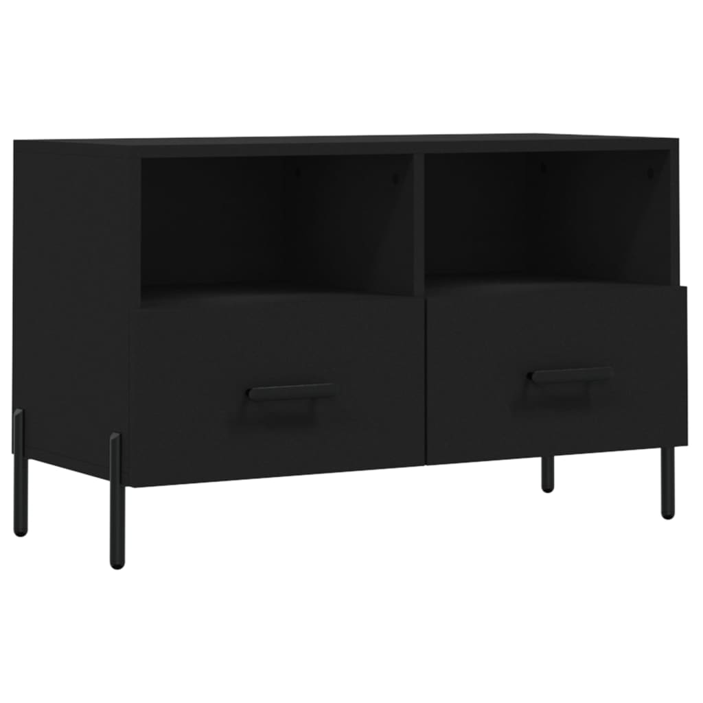 TV-Möbel Svart TV-Bänk 80x36x50 cm