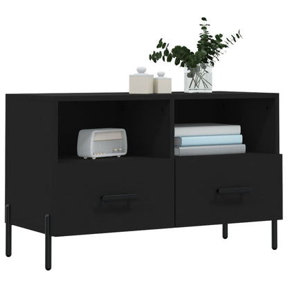 TV-Möbel Svart TV-Bänk 80x36x50 cm