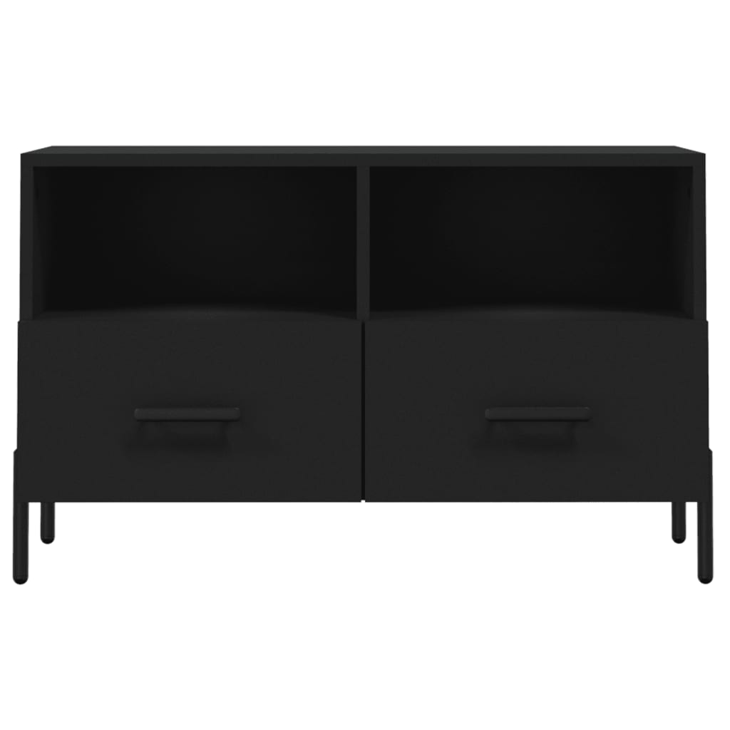 TV-Möbel Svart TV-Bänk 80x36x50 cm
