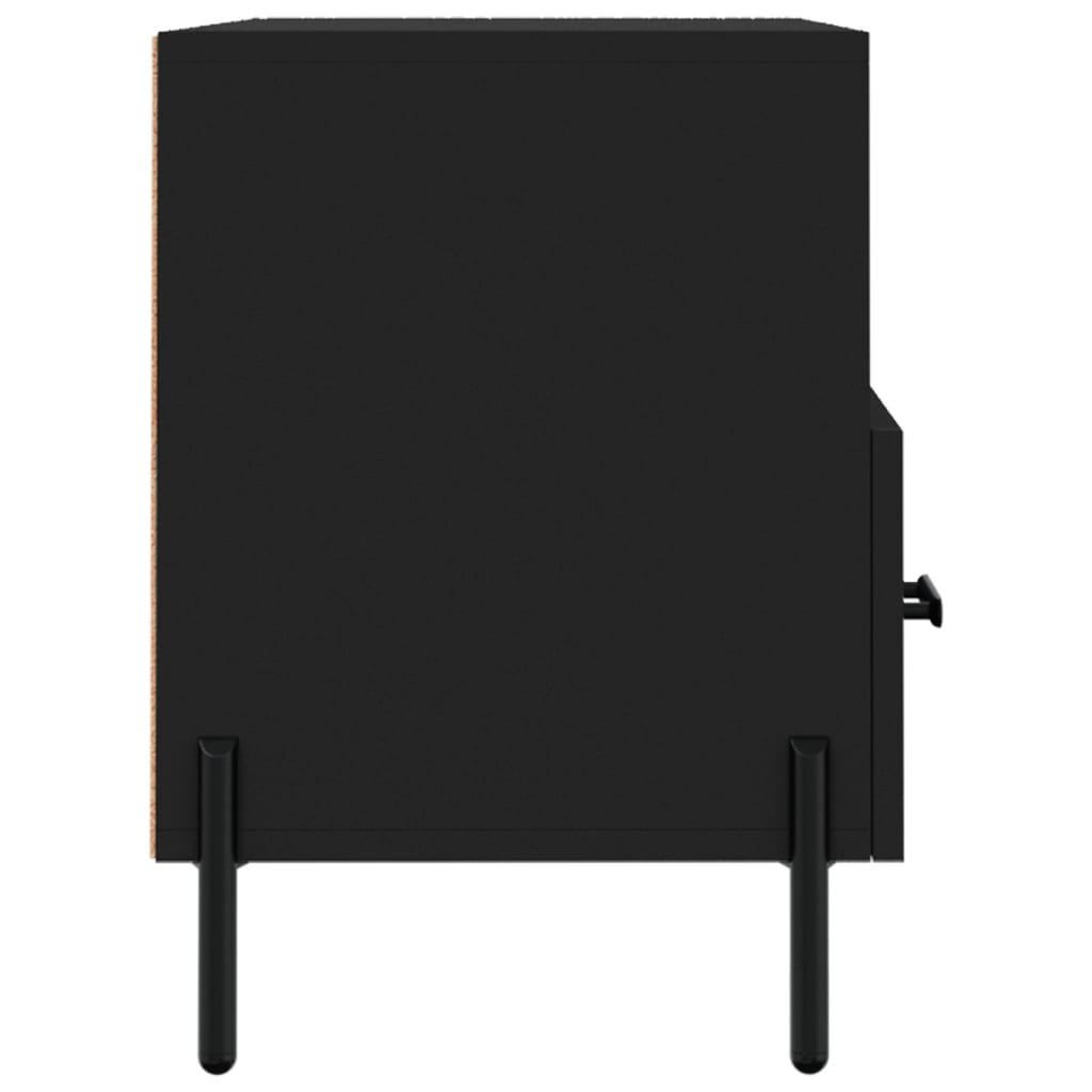 TV-Möbel Svart TV-Bänk 80x36x50 cm