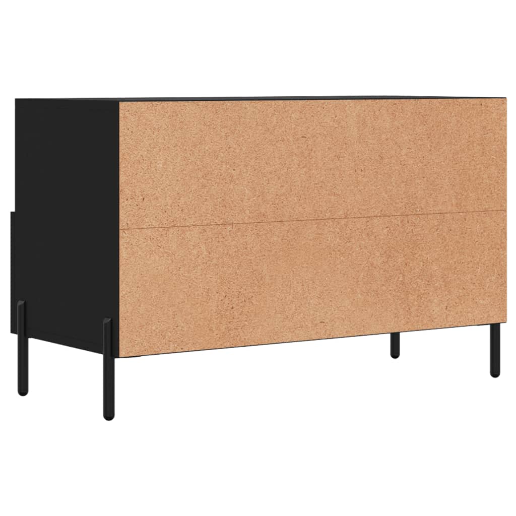 TV-Möbel Svart TV-Bänk 80x36x50 cm