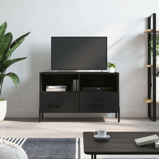 TV-Möbel Svart TV-Bänk 80x36x50 cm