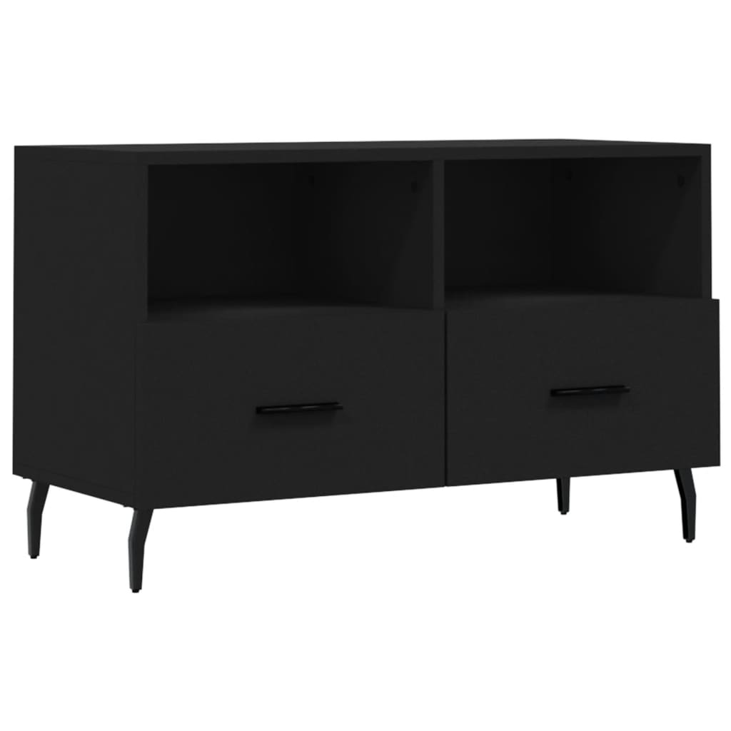 TV-Möbel Svart TV-Bänk 80x36x50 cm