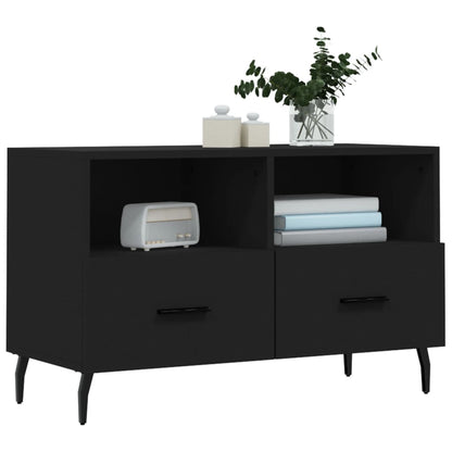 TV-Möbel Svart TV-Bänk 80x36x50 cm