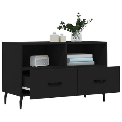 TV-Möbel Svart TV-Bänk 80x36x50 cm