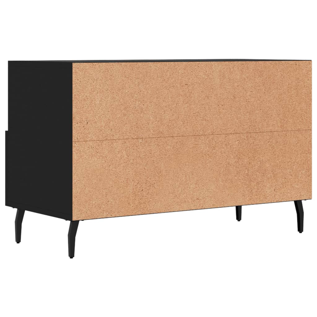 TV-Möbel Svart TV-Bänk 80x36x50 cm