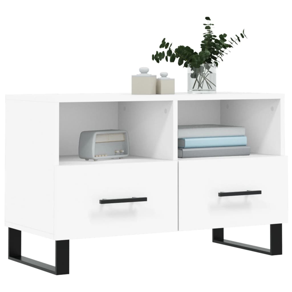 TV-Möbel Vit TV-Bänk 80x36x50 cm