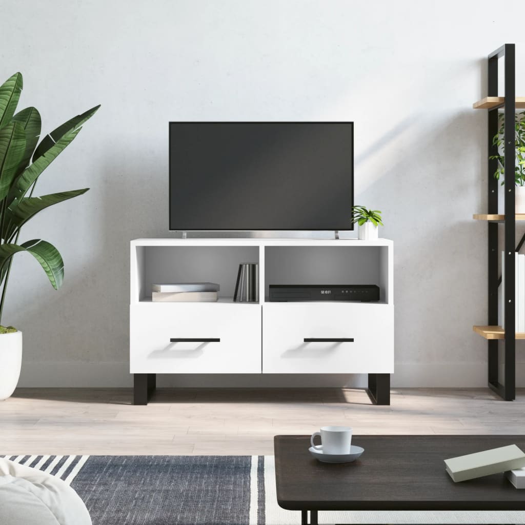 TV-Möbel Vit TV-Bänk 80x36x50 cm