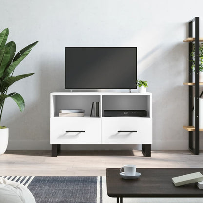 TV-Möbel Vit TV-Bänk 80x36x50 cm
