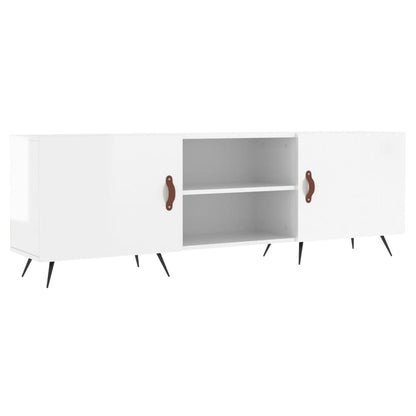 TV-Möbel Högglans Vit TV-Bänk 150x30x50 cm