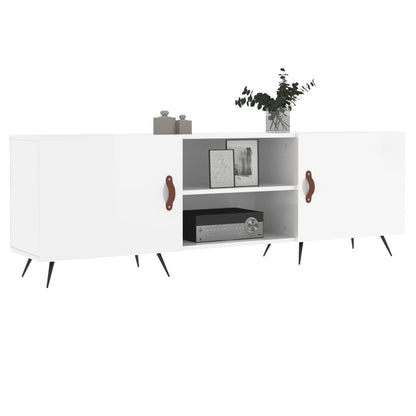 TV-Möbel Högglans Vit TV-Bänk 150x30x50 cm