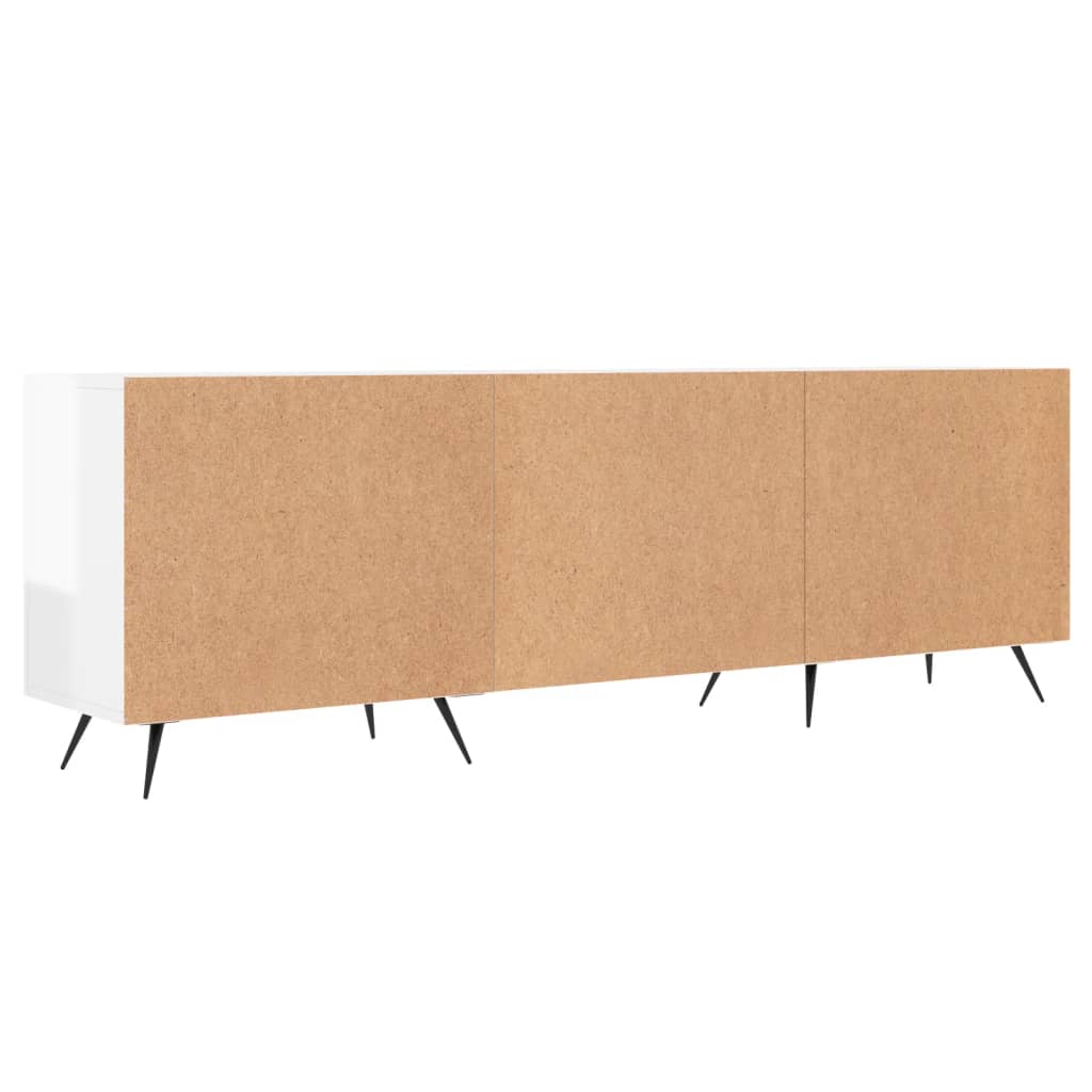 TV-Möbel Högglans Vit TV-Bänk 150x30x50 cm