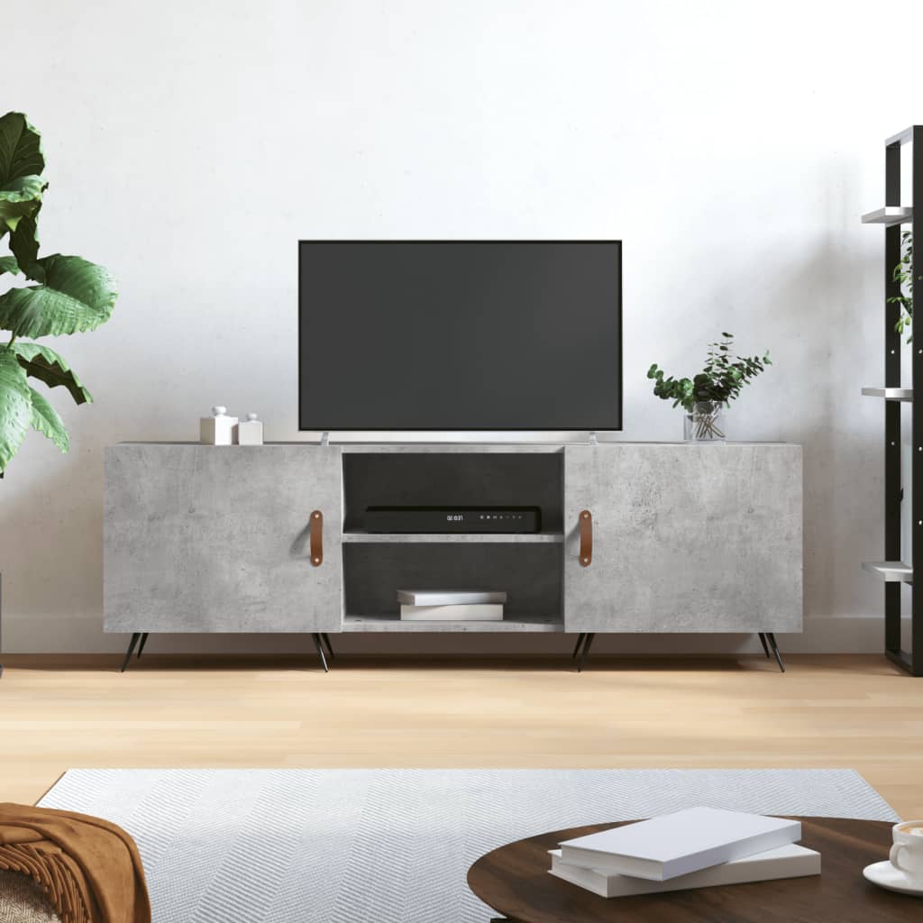 TV-Möbel Betonggrå TV-Bänk 150x30x50 cm