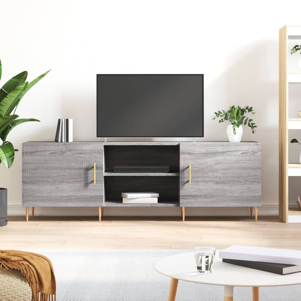 TV-Möbel Sonoma Grå TV-Bänk 150x30x50 cm