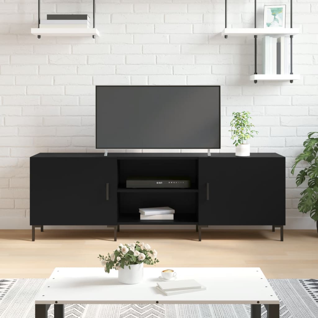 TV-Möbel Svart TV-Bänk 150x30x50 cm