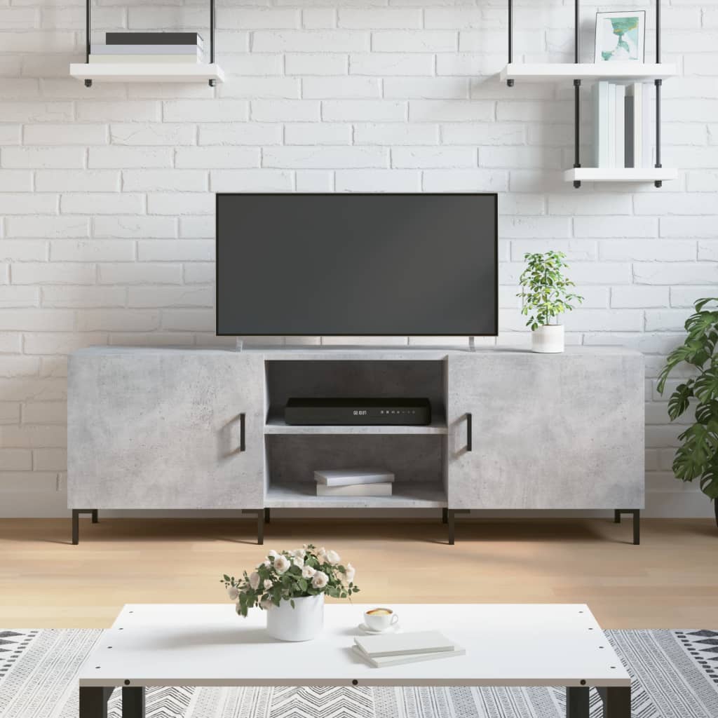 TV-Möbel Betonggrå TV-Bänk 150x30x50 cm