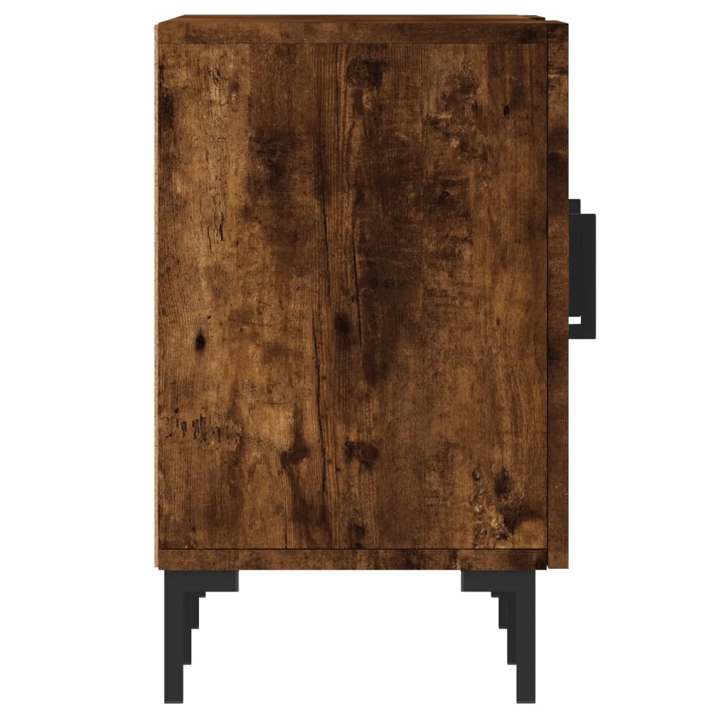 TV-Möbel Rökfärgad Ek TV-Bänk 150x30x50 cm