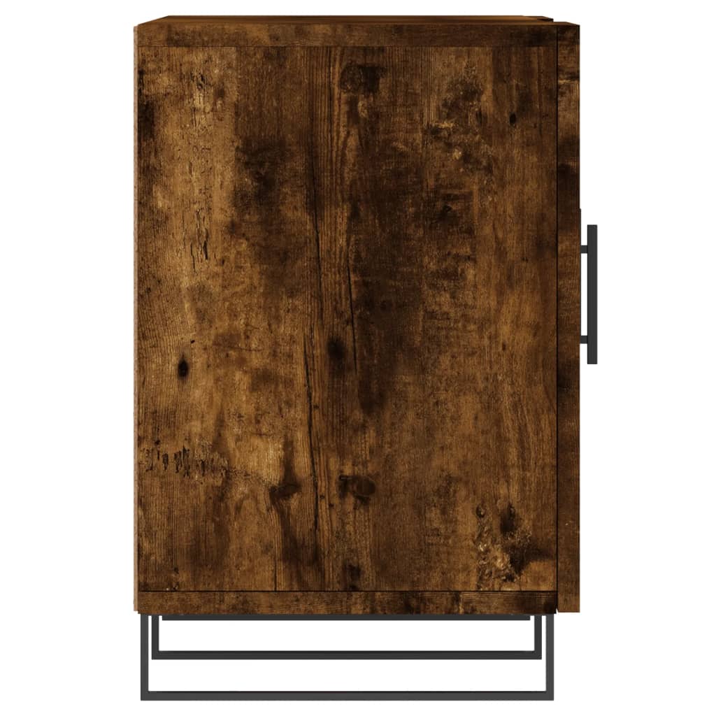 TV-Möbel Rökfärgad Ek TV-Bänk 150x30x50 cm