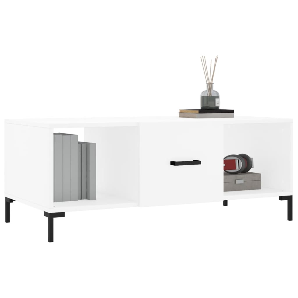 Soffbord Vit 102x50x40 cm
