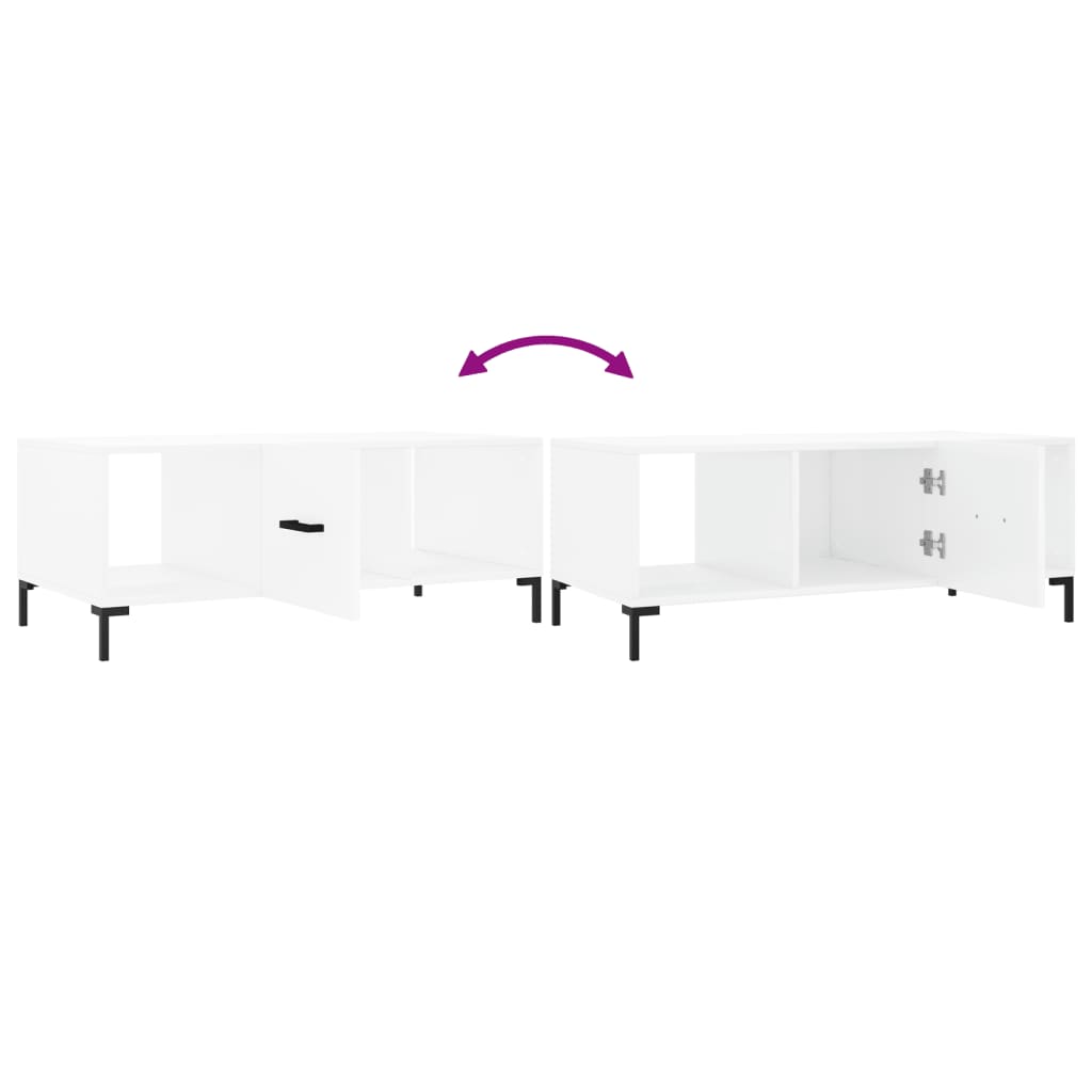 Soffbord Vit 102x50x40 cm
