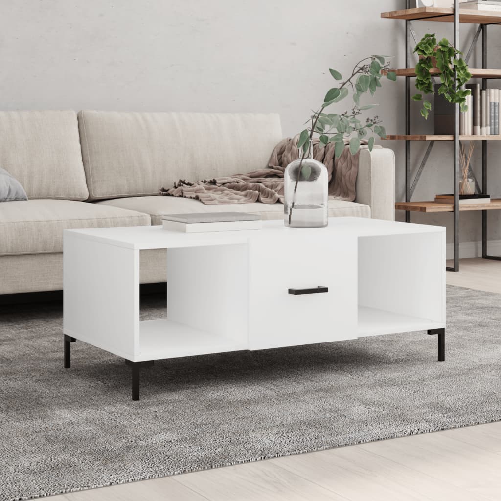 Soffbord Vit 102x50x40 cm