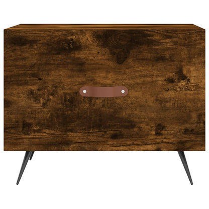 Soffbord Rökfärgad Ek 2 st 50x50x40 cm