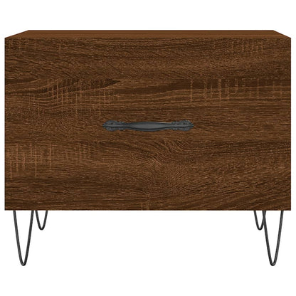 Soffbord Brun 2 st 50x50x40 cm