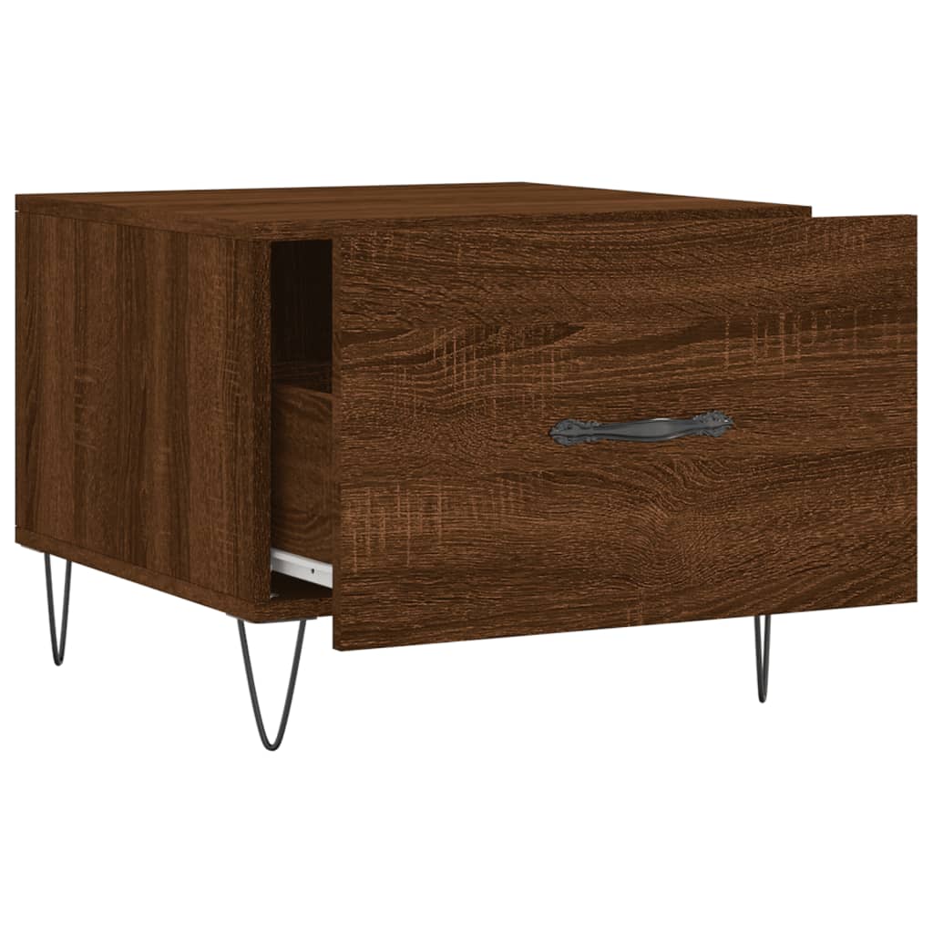 Soffbord Brun 2 st 50x50x40 cm