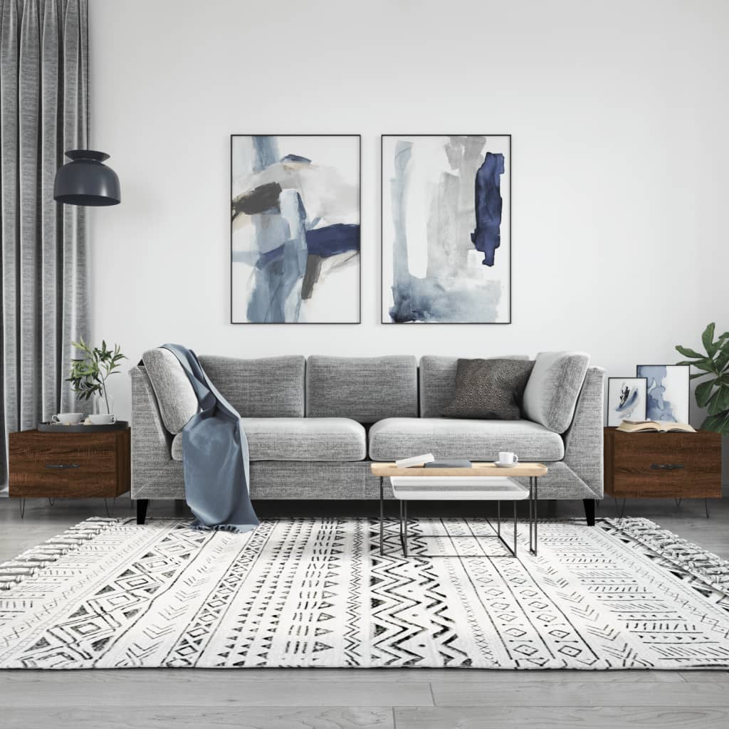 Soffbord Brun 2 st 50x50x40 cm