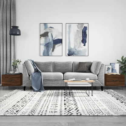 Soffbord Brun 2 st 50x50x40 cm