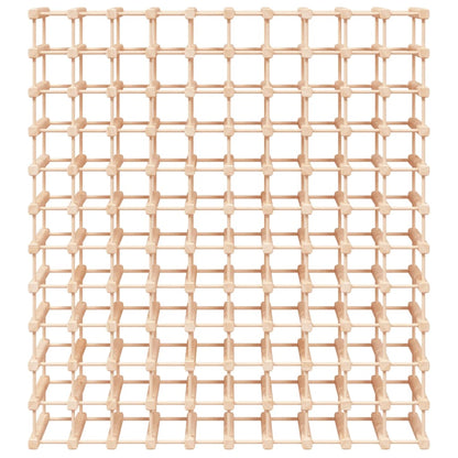 Vinställ för 120 flaskor 112,5x23x123,5 cm massiv furu