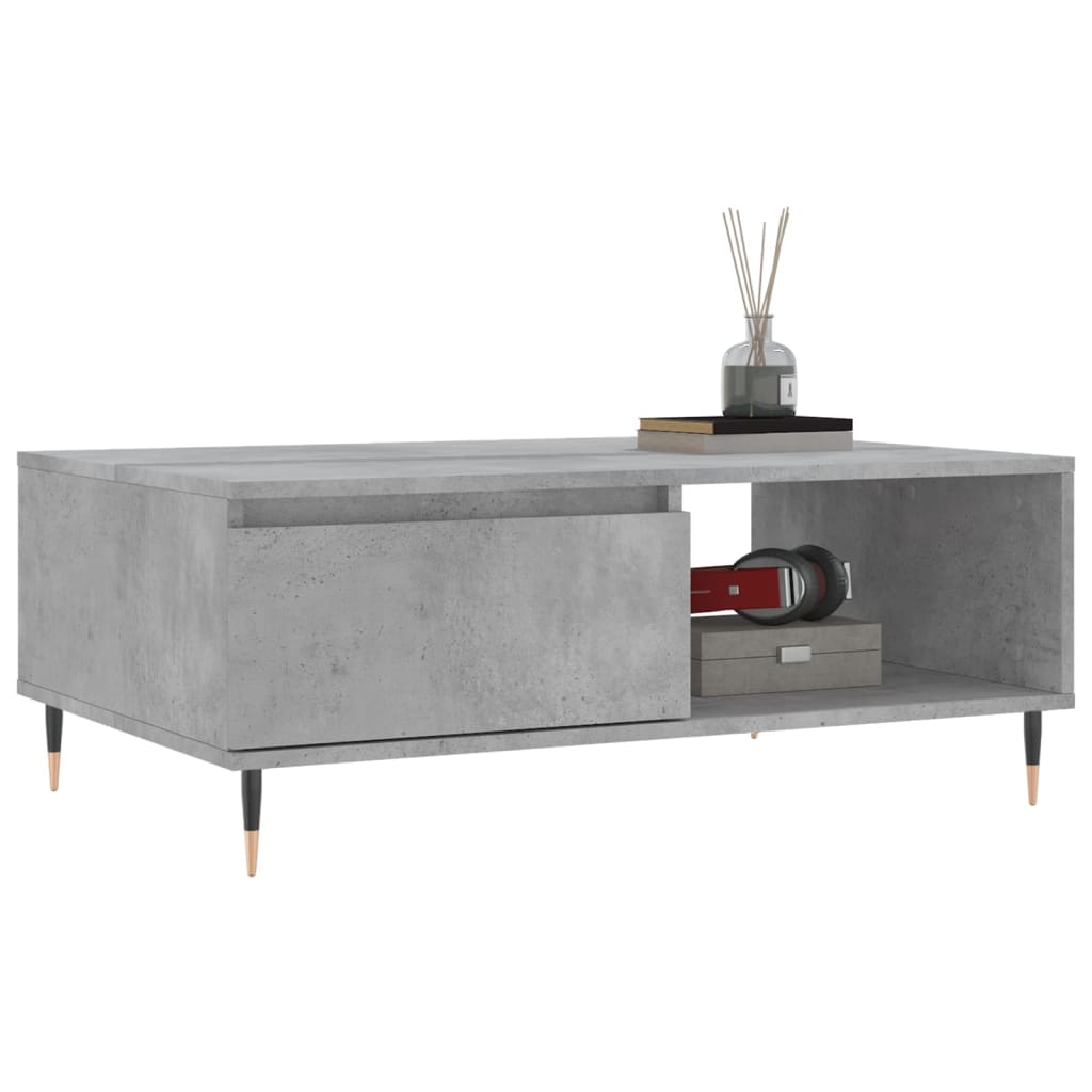 Soffbord Betonggrå 90x60x35 cm