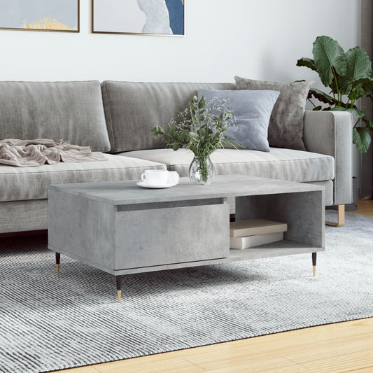 Soffbord Betonggrå 90x60x35 cm